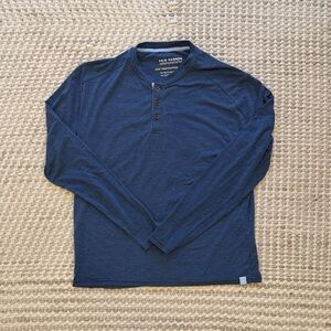 Fair Harbor || Mens UPF 50 Sea Breeze Henley